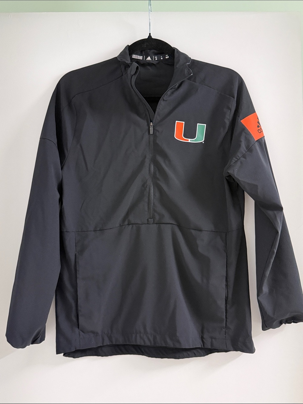 Adidas Miami Hurricanes Quarter-Zip